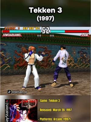 Is this the best Tekken game? 🤔 #tekken #tekken3 #playstation #arcade #ps1 #fyp #foryoupage #GamingOnTikTok #retro #retrogaming #nostalgia #memories #viral #tagafriend #videogames #gameplay #tekken8 