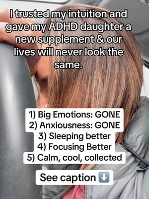 Trust me I get it!!!  you’ve been searching for answers and it seems like you have tried it all and you have no where else to turn! Trust me when I tell you do not give up My daughter has done a complete 180° !!!! I had no idea how a supplement could be so effective because l’ve heard of so many that just didn’t work. I was skeptical and so was my husband… After giving it to her I SAW a huge improvement!! It answered our prayers! Her excessive blinking she had for years stopped! Anxiousness gone! She actually did her school work and focused! No fighting or begging. Outbursts stopped.  Parents if your child has any of these you need this!!  Emotional Outbursts  Can’t focus  Can’t stay on Task  Anxious  Stressed out  Angry outbursts  This natural supplement will always be apart of our lives. My daughter is now thriving!  ‼️comment KIDS to learn about what we use ‼️ #parentingtipsandtricks #nuerodivergent #herbalremedies #healthtiktoks #supplementsforkids 