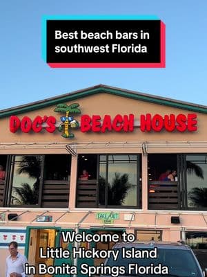 My 2 Favorite Beach Bar Restaurants in Southwest Florida. #themuckyduck #docsbeachhouse #southwestflorida #239 #beachfood #famousbeachbars #vacation #vacationhomes #realtorlife #localbusiness #fyp 