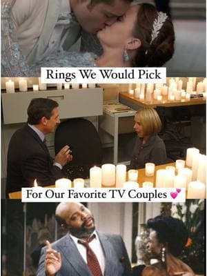 In lieu of Valentine’s Day, here are rings we would pick for our favorite TV couples 🥰 Would you agree with our choices? 💕💍 Build your own wedding set ⤵️ princessbridediamonds.com #princessbridediamonds #pbdbling #engagementring #weddingband #theoffice #parksandrec #gossipgirl #yellowstonetv #freshprince #brooklyn99 