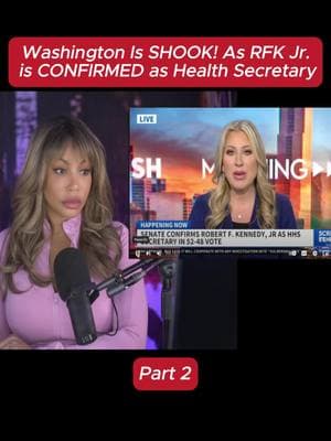 Washington Is SHOOK! As RFK Jr. is CONFIRMED as Health Secretary (Part 2) #donaltrump #kamalaharris #faniwillis #theview #msnbc #cnnnews #foxnews #cnn #biden #tulsigabbard #melanieking #joerogan