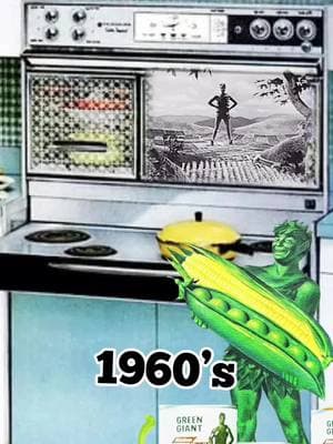 🫛 #greengiant #greenbeans #jollygreengiant #1960s #60s #vintage #commercial #retro #boomer #genx #nostslgia 