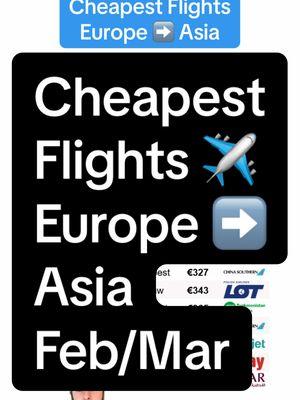 Bangkok 🇹🇭 Seoul 🇰🇷 Japan 🇯🇵 are especially good deals for European travelers right now.  This chart shows one-way flights available for <€500 🤑 Follow and join the weekly newsletter for more digital nomad travel deals and hacks (link in the bio) ✈️💰 . . #digitalnomad #digitalnomads #digitalnomadlife #travel #travelhacks #instatravel #travelblogger #travelonabudget #travellife #travelinstagram #travelling #travelholic #travelbug #nomadlife #nomad #travelgram #passport #expat #expatlife #travelmoney #digitalnomadlifestyle #remotework #remotelife #savemoney #moneyhacks #traveltiktok #traveltips #traveltip #traveltipsandtricks #flights #greenscreen 