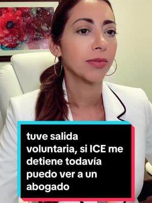 tuve salida voluntaria, si ICE me detiene todavía puedo ver a un abogado  Hemos ayudado a miles de personas en todo Estados Unidos 🇺🇸👩🏻‍⚖️📝✅ 📞 MARCA 844-ARREGLA para agendar tu cita. 📍San Antonio 3201 Cherry Ridge Dr., Ste. 210-2 San Antonio, TX 📍Edinburg 4745 S Jackson rd. Edinburg, TX 78539 #inmigracion #abogadadeinmigración #sanantonio #residencia #ciudadania #permisodetrabajo #detencion #sb4 #abogadagalan #sb4  #leysb4 #texasimmigrationattorney #asilo #abolishice #immigrationattorney #mcallen #sanantonio #immigrationlaw #galanlawfirm #abogadaclaudiagalan #LIVEhighlights #TikTokLIVE #LIVE 