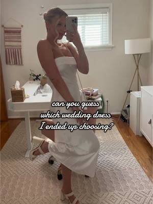 I miss my bridal era 🥲😭 thought this would be a fun game (no cheating if you’ve seen wedding pics!)  #wedding #weddingdress #dress #bridal #justinalexander #justinalexandersignature #justinalexanderbridal 