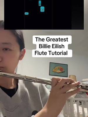 #thegreatest #billieeilish #flute #fyp #ruyaflute #sheetmusic #musicnotes 