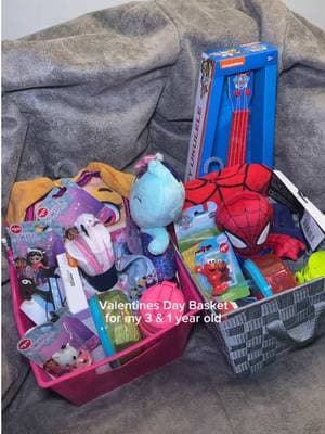 Being a mom during the holiday season is honestly the best. This year for their Valentine’s Day Basket I focused on minimal sweets since they’ll get a lot from the other kids at school. Instead I got them different items with their favorite characters. #marleamarshey #valentinesdaybasket #kidsvalentines #kidvalentinesdayideas #valentinesdaygiftforkids #kidsholidays #momlife #momoftoddlers #ValentinesDay #valentinesdaygift #valentines2025 