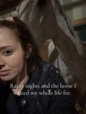 Hi we’re back! I’m one of the dumb ass’s that deleted tik tok the night it went down 😂🙋🏻‍♀️ #ice #horses #equestrian #horsesoftiktok #rainynight #equestrianlife #horsetok 