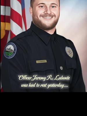 Roswell Police Officer Jeremy Labonte was laid to rest yesterday. Thank you for your service and dedication. May you rest in Paradise.  #jeremylabonte #roswellgeorgia #roswell 