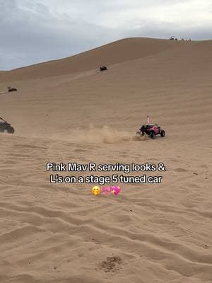 Their launch control messed up so it wasn’t a good run but content is content for funzies lol. Loving the increased WHP my @D.M.Racing intake is giving 🚀🏁🤘 #glamis #mavr #maverickr #oldsmobilehill #dmracing #sanddunes 