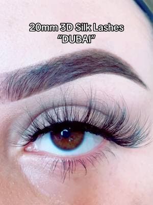 20mm 3D Silk Lashes“DUBAI”, so soft & wispy ! Shop link in Bio #striplashes #lashvendor #wholesalelashes #privatelabellashes #customlashes #silklashes #minklashes 