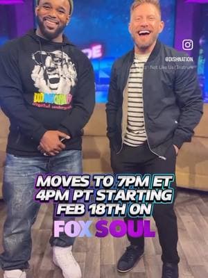 Side Dish Moves to 7pm ET / 4 PM PT Starting Tues, Feb 18th on ​⁠!!🎬💫 #SideDish #foxsoul #sidedishtv #dishnationtv #dishnation #talkshow #celebnewsdaily #celebnewstiktok #fyp #foryourpage @HEADKRACK @tannert81 @Fox Soul 