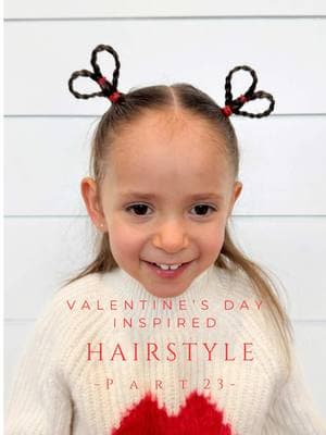 Valentine’s Day inspired hairstyle! PART 23! #cutehairstyles #easyhairstyles #hairstyles #hearthair #valentinesdayhair #valentinesdayhairstyles #hairinspo #hairinspiration #hearthairstyle #trendinghairstyles #trendinghair 