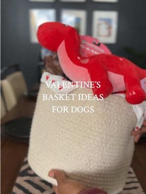 Valentine’s basket for my fur baby 🐶❤️ #ValentinesDay #valentinesdaybasket #valentinesbasket #valentinesdaydog #dogvalentine #valentinesdaypuppy