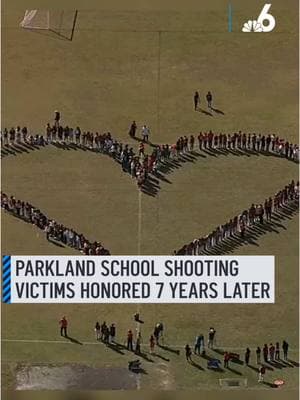 Parkland parents and the wider community are remembering the victims of the mass shooting at Marjory Stoneman Douglas High School seven years after that fateful day, by flying flags at half-staff and holding moments of reflection with students across Broward County schools. Florida Gov. Ron DeSantis ordered that flags be flown at half-staff Friday to honor the 17 students and faculty members killed on Feb. 14, 2018. #parkland #florida #school #shooting 