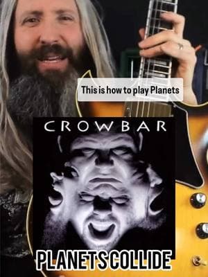 How to Play Crowbar Planets Collide 🪐 B-Standard Tuning. ⚜️#crowbar #crowbarsludge #nolasludge #kirkwindstein #crowbarmusic@