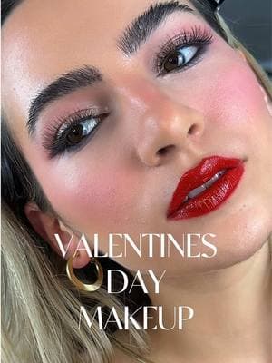 Bold red lips + flirty pink eyes = the perfect Valentine’s combo!💋🌸 Who else loves a romantic glam?♥️ If you’re not sure what makeup to do tonight here’s my little twist on it.✨ #valentinesglam #redlips #pinkeyeshadow #ValentinesDay #datenightmakeup #valentinesdaymakeup #valentinesdaymakeuplook #valentinesdaymakeuptutorial 