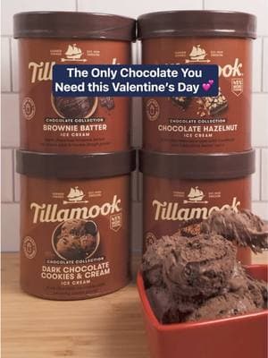 For the Valentine that wants more. Chocolate, that is.  #Tillamook #TillamookIceCream #ValentinesDay #galentinesday #chocolateicecream 