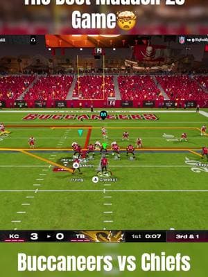 The BEST MADDEN 25 GAME🤯 @Kulhz #madden25 #clips #gaming #madden #nfl #football #sports #buccaneers #chiefs #playbook #viral #fyp