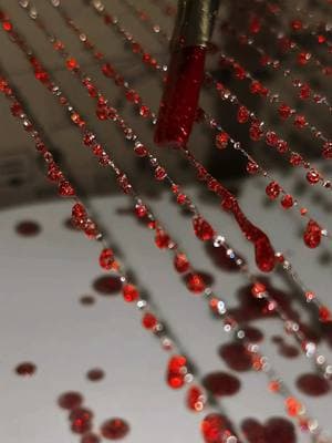 Happy Valentine’s Day! ❤️ Red laser glitter from @Resiners_official -love you! ✨You can buy the set on Etsy, link in profile description! 💖 #uvresin #red #drops #necklace #handmade #glitter #shine #ValentinesDay 