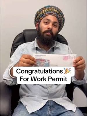 Congratulations 🎉 For Work Permit #jaspreetsinghattorney 