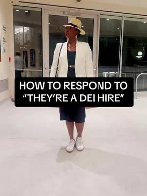 HOW TO RESPOND TO “THEY’RE A DEI HIRE” Bringing this one back for easy reference for you.  Save it, and feel free to share it with your peoples. The next time a white person calls a Black person a “DEI Hire” in your presence, respond with these 3 questions. Let me know the look on their face after you ask them these questions. It should be pretty interesting lol. If you want more tools, tips, education, and guidance on how to engage in difficult and uncomfortable conversations race, and racism, join my Patreon community today! Link on my profile. Not ready to invest in your own anti-racism education yet, but want to ensure that I can continue sharing free, educational videos on social media? Send a financial gift of support via the options below: Venmo: Ashani-Mfuko CashApp: $AshaniMfuko PayPal: paypal.me/AshaniMfuko (Link on my profile.) Thank you to those of you who are committed to contributing and financially supporting, not just consuming (and benefitting from the free labor of Black people online)! I see you and I appreciate you!☺️💚🙌🏽 #antiracismschoolisinsession #blackhistorymonth #parenting #entrepreneurlife #momcommunity #homeschoolcollective #ShopBlack #influencerlifestyle #leadershipdevelopment #educationquotes #mindsetmastery #mindsetmentor #communicationtips #mindfulnesspractice #mindfulnessmatters 