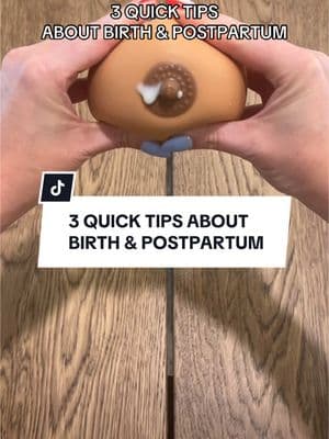 3 quick tips for first-time moms about birth and postpartum! #pregnant #pregnancytips #firsttimemom #birthtips #colostrum #birtheducation 