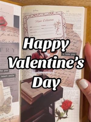 Happy Valentine’s Day 💕 #repost #ValentinesDay #asmr #journaling #junkjournal #junkjournalasmr #journalwithme #creativejournal #creativeinspiration  #scrapbooking #scrapbookingideas #foryoupage #fyp  