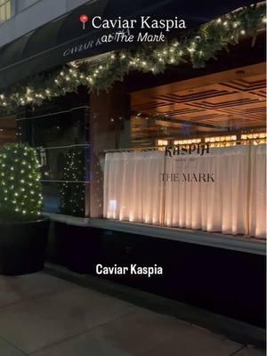 If you’re a fan of caviar or simply appreciate elegance, this is the place to be #caviar #caviarlovers #caviarnyc #nycfood #nycfoodie #themarkhotel 