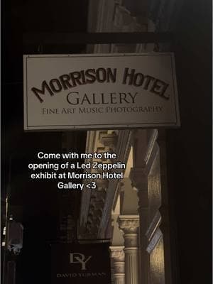 A Led Zeppelin exhibit opening at Morrison Hotel Gallery, NY <3  . #becomingledzeppelin #morrisonhotelgallery #70smusic #70saesthetic #robertplant #jimmypage #morrisonhotel #jimmorrison #vintagevibes #70s #artgallery #nyclife #nycthingstodo 