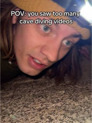 Got tired of scrolling and decided to see what it’s all about #cave #cavediver #caves #spelunking 