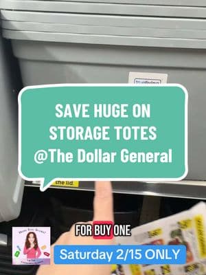 Saving huge on storage totes at the Dollar General this Saturday 2/15  Follow me on ig, fb, telegram & YouTube. Hope you score✌🏼#liztheclearancequeen #hopeyouscore✌🏼 #couponing #couponer #savingmoney #dealsoftheweek #savemoney #coupons #deals #weeklydeals #5off25 #saturdaydeals #dollargeneral #dollargeneralcouponing #saturday5off25 