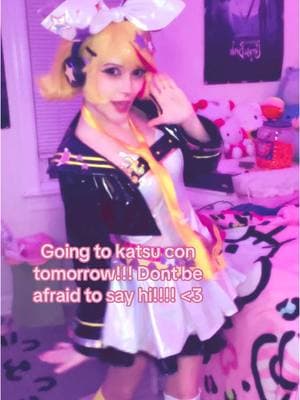 Im soooo excited #katsucon #rinkagaminecosplay #rinkagamine #vocaloidcosplay 