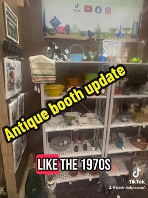 Working on my mid century antique booth! #antiquebooth #antiqueboothdisplay #antiqueboothowner #antiquebooth #antiqueboothtips #antiqueboothowner 