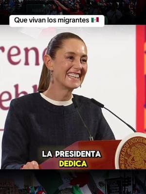 Que Vivan los migrantes, presidenta Claudia dedica el día del amor y la amistad a nuestros paisanos mexicanos #diadelamorylaamistad #migrantes #emotivo #migrantes_latinos #paisanos🇲🇽 #hermanosmexicanos 