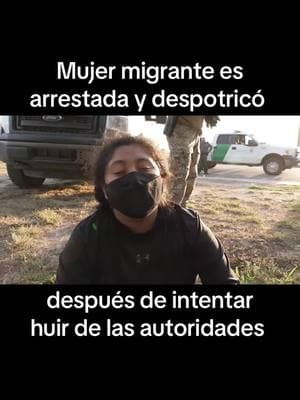 Mujer migrantes es arrestada y despotricó después de cruzar ilegalmente la frontera. Esto fue en el año 2022 durante la época del presidente Joe Biden. #migrante #migrantes #indocumentados #frontera #border #Texas #Mexico 