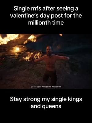 Keep your head up in valentine’s day my brothers and sisters #fyp #fypシ #foryoupage #CapCut #ValentinesDay #crashout #singlelife #farcry #josephseed #releaseme