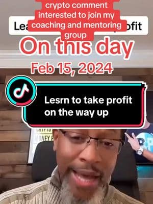 #onthisday you need to learn how to take profit from the crypto market during the bull market that’s how you get rich from crypto and I’ve been telling my audience this for a long time now comment interested so you can join my coaching and mentoring class #crtptocurrency #crypto #portfolio #investing 