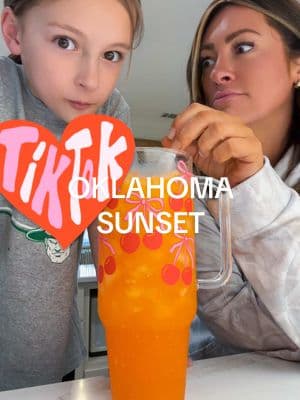 I know this makes our water unhealthy, and Usually I only use @SturDrinks to flavor Brinley’s water so I know it’s all natural, but I did let her have some of this fun water as a little treat and we both loved it! Thanks @Tonya💗 for the inspo!#oklahomasunset #watertok #water #yummy #flavoredwater 