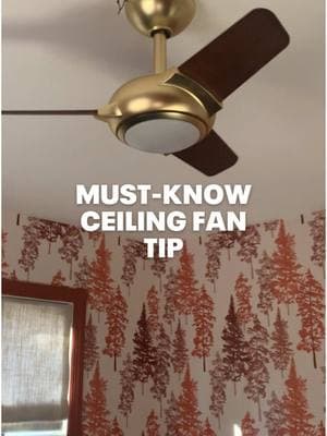 More snow and colder temps are on the way, but we have a home tip that can save you some #money and keep you warm. Since heat rises, if you switch your #CeilingFan to spin clockwise on the lowest speed possible during the #winter, it'll distribute the warm air that's coming from your heater throughout the room. That means, you might be able to lower your thermostat, saving a few bucks on your energy bill while still feeling cozy. #HomeHacks #LifeHacks #HomeTips #WinterTips #LearnOnTikTok 