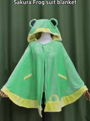 Sakura Frog suit blanket #undefinedesign #fyp #design #cardcaptorsakura #blanket 