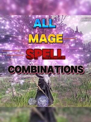 All Mage Spell combinations (Magic Cocktail) showcase #eldenring #eldenringnightreign #nightreign #fromsoftware #GamingOnTikTok #fyp 