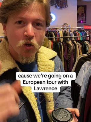 Help me pick my new fits for my first European tour supporting @Lawrence  #fitcheck #thrift #thrifiting #tour #europe #OOTD #ootdfashion #fashion #vintage #poll #foryou #fyp 