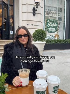 A content hotspot worth the hype #ralphs #ralphscoffee #nycfashion #winterfashion #furjacket 