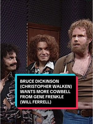 Bruce Dickinson (Christopher Walken) wants more cowbell from Gene Frenkle (Will Ferrell) 🤣 #SNL50 Original Air Date: 04/08/2000 #ChristopherWalken #WillFerrell #JimmyFallon #SNL #SaturdayNightLive #MoreCowbell 