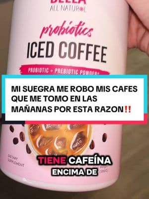 Este café me ha ayudado a cumplir mis metas! Te lo recomiendo! #cafebellaalnatural #bellaallnatural #icedcoffee #cafeconprobioticos #womenshealth #womenswellness #womensprobiotics #probioticos #flashsale 