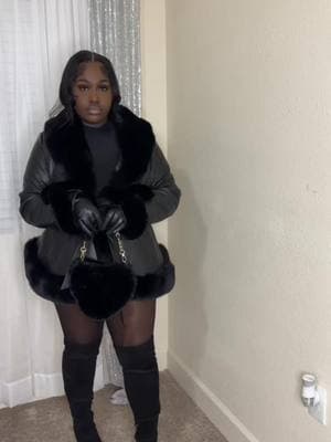 GRWM for a date night in my favorite fur leather jacket. 🥂 #grwm #gdwm #datenight #blackgirloutfits #blackgirlhairstyles #daijharaquel #contentcreatortips 