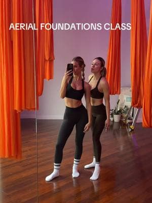 First aerial class was a success!! I think I see a new hobby coming on 😏 @May🧚‍♀️🧡 #aerialsilks #silks #aerial #aerialyoga #workout #workoutroutine #girlworkout #fitness #fyp #foryou #fullbodyworkout 