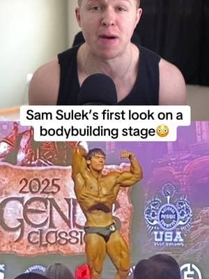 Sam Sulek is finally on stage #workout #samsulek #bodybuilder #lifting #fyp 