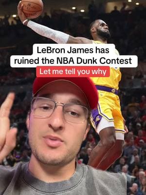 Damn LeBron LeRuined the NBA dunk contest 🤐 #NBA #nbaallstargame #nbaallstarweekend #dunkcontest #lebron #nbadebate #sanfrancisco #nbadrama 